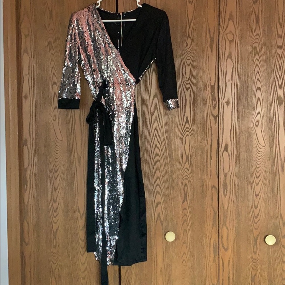 Sequin Body Con Party Dress